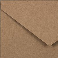 JAM PAPER Booklet Invitation Envelopes, Brown Kraft, Recycled