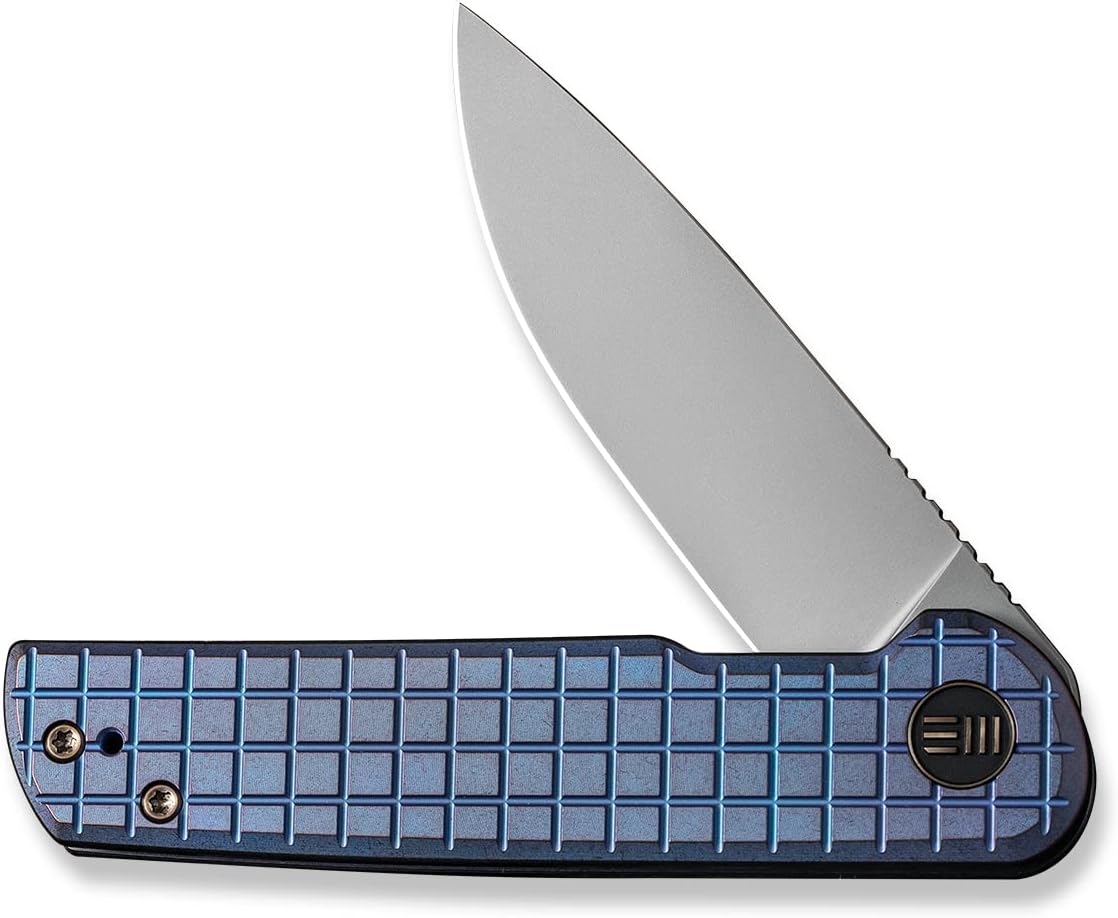 WE WEKnife One Size Frag Patterned Titanium Handle CPM 20CV Frame Lock Folding Knife Limited Edition