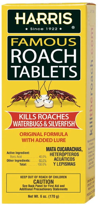 Harris Famous Roach Tablets 6 oz