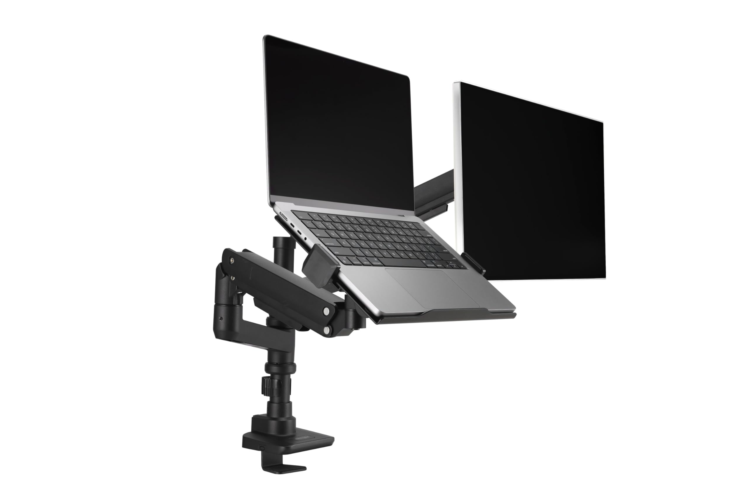 Kensington SmartFit Premium Heavy Duty Dual Monitor Arm with Laptop Tray