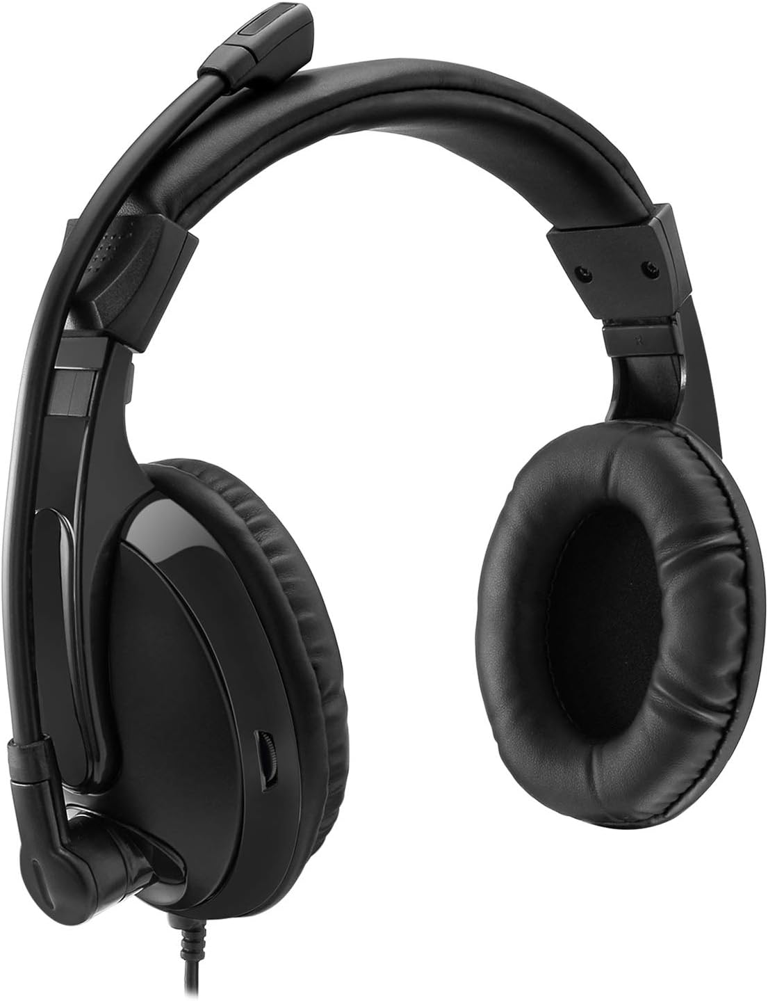 Adesso Xtream H5 - 3.5mm Stereo Headset with Microphone - Noise Cancelling - Wired- Lightweight - Works with Computer