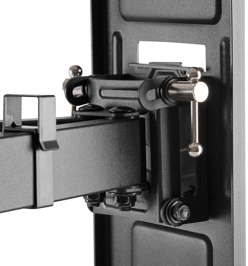 Monoprice Commercial Full Motion TV Wall Mount Bracket for 43" to 90" TVs up to 132lbs, Max VESA 800x400, Fits Curved Screens