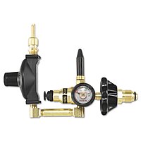 Western Enterprises BR4HG Professional Foil/Latex Balloon Inflators, Helium, CGA 580, 3,000 psi Inlet