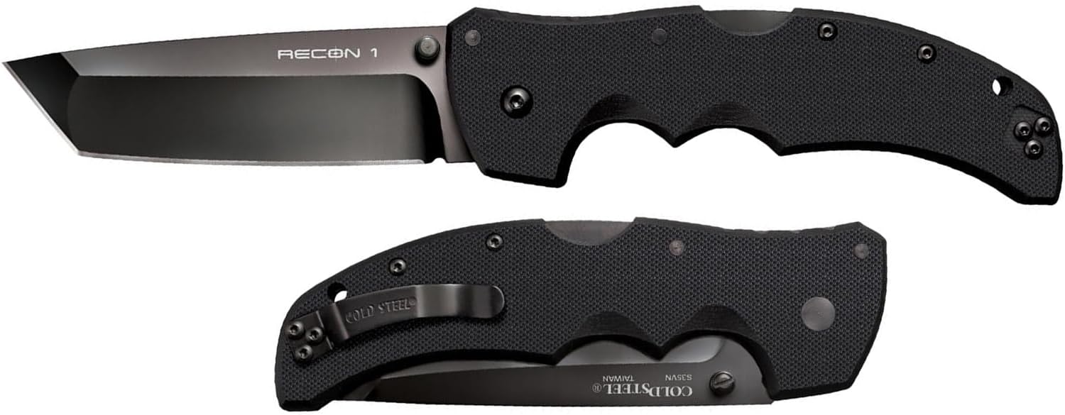 Cold Steel Recon 1 4" S35VN 5.375" G-10 Tactical Folding Knife w/Tri-Ad Lock