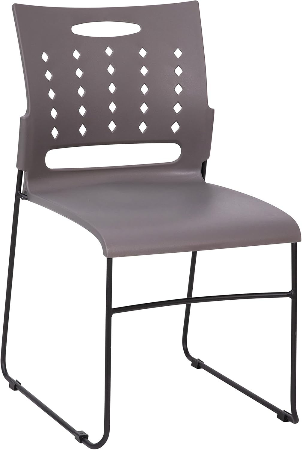 Flash Furniture Hercules Series 881 lb. Capacity Sled Base Stack Chair with Air-Vent Back