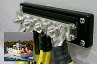 Blue Sea Systems 2104 PowerBar BusBar with Four 3/8, 600A