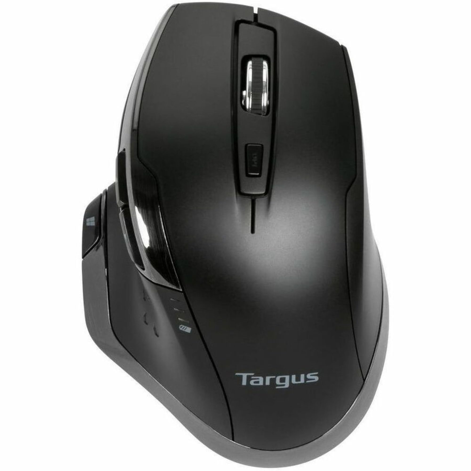 Targus Bluetrace Wireless Ergonomic Mouse, 2.4GHz Connection with USB and Laser Precision, 7 Functional Buttons