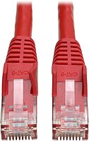 Eaton Tripp Lite Series Cat6 Gigabit Snagless Molded (UTP) Ethernet Cable (RJ45 M/M), PoE, Red, 5 ft. (1.52 m) - N201005RD