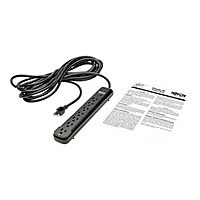 Tripp Lite 7 Outlet Power Strip NEMA 5-15R AC 25' Cord 5-15P Black Housing (PS725B)