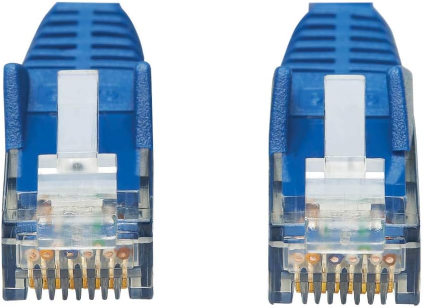 Tripp Lite Cat6 Ethernet Cable, RJ45 M/M Gigabit, Snagless, Molded, UTP, PoE, CMR-LP Patch Cable, 3 ft. Blue (N201P-003-BL)
