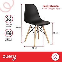 Sillas Ergonómicas para sala de espera 4 pcs