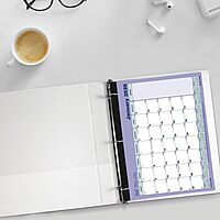 Brownline® 2026 Monthly Desk Pad Calendar, 12 Months, January to December, Three-Hole Punched, 11" x 8.5" (C181721-26)
