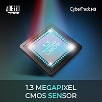 Adesso CyberTrack H3 Webcam, 2-3/16inH x 2-3/16inW x 2inD, AEOCYBERTRCKH3