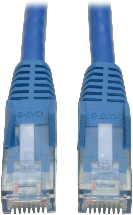 Tripp Lite Cat6 Gigabit Snagless Molded Patch Cable (RJ45 M/M) - Blue, 20-ft.(N201-020-BL)