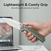 CIVIVI Sentinel Strike II Folding Pocket Knife, 3.7" Nitro-V Blade