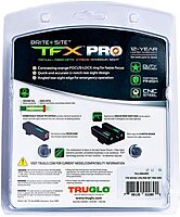 TRUGLO TFX PRO Handgun Sight, Tritium & Fiber-Optic Day/Night