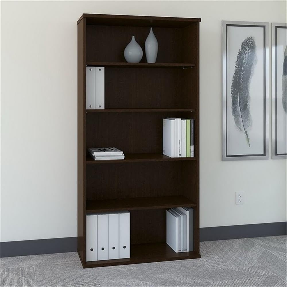 Bush Business Furniture Series C 36W Tall 5 Shelf Bookcase