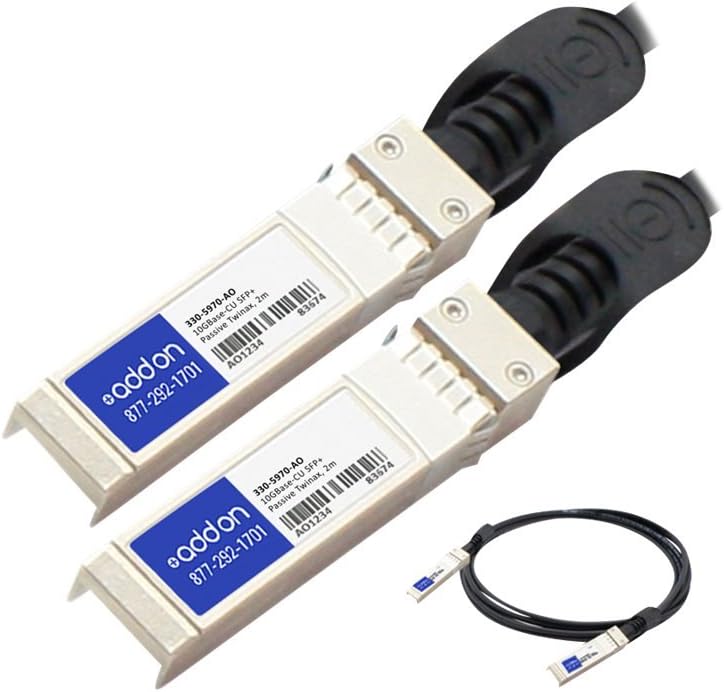 Addon 330-5970-AO 2M Dell Compatible SFP+ to SFP+ Twinax Cable