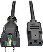 TRIPP LITE Hospital-Grade Computer Power Cord, NEMA 5-15P-HG to C13