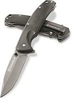 Smith & Wesson Velocite 7.75in High Carbon S.S. Assisted Folding Knife with 3.5in Clip Point Blade and Polymer Handle