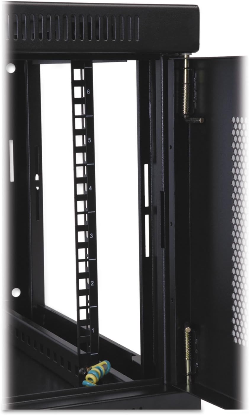 Tripp Lite 6U Wall Mount Rack Enclosure Server Cabinet, 16.5" Deep, Switch-Depth (SRW6U), Black