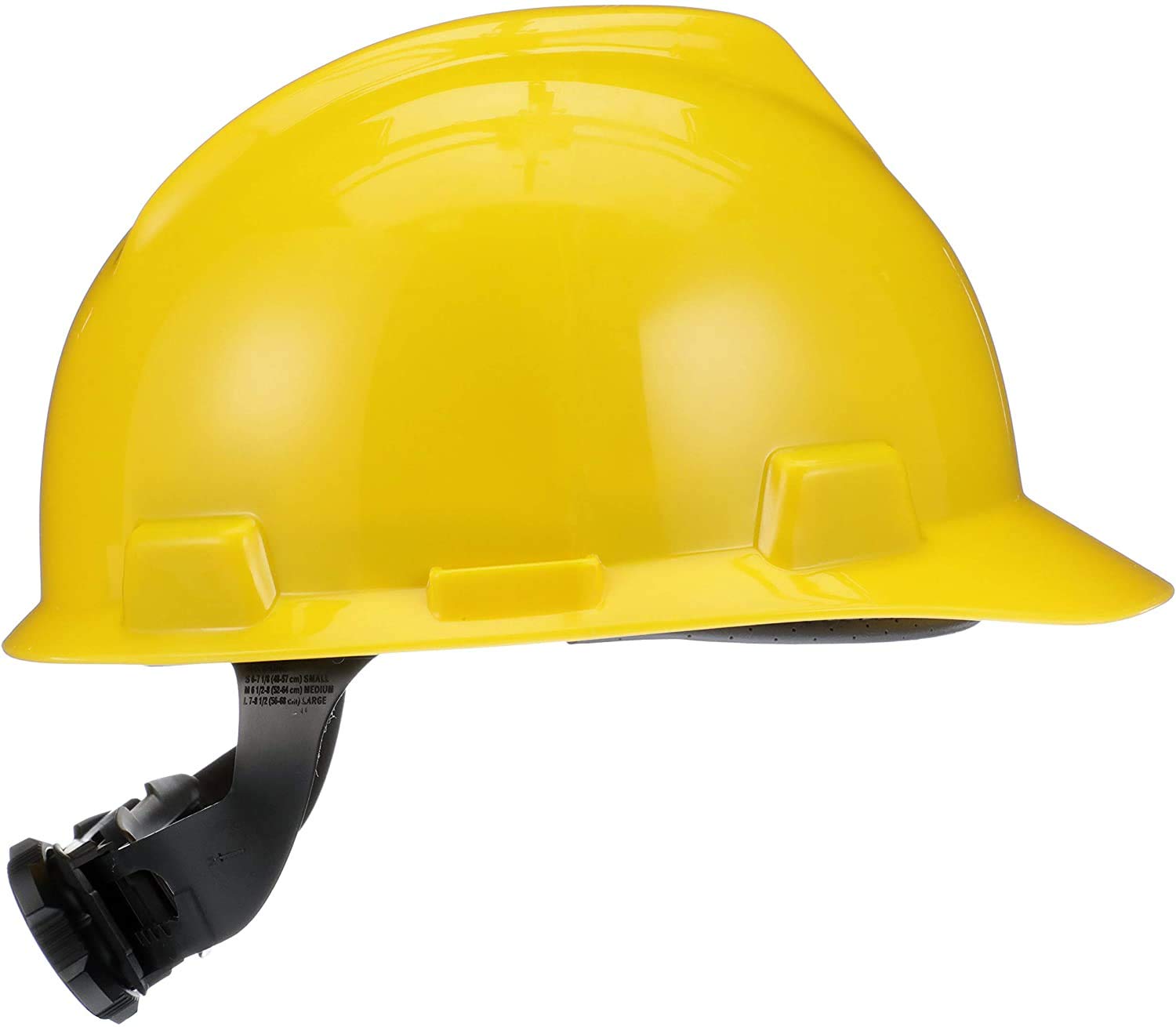 MSA 475360 V-Gard Cap Style Safety Hard Hat With Fas-Trac III Ratchet Suspension | Polyethylene Shell