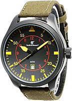 Smith & Wesson Men's N.A.T.O. Watch, 5ATM, Japanese Movement, Stainless Steel, Water Resistant, Tactical Watch