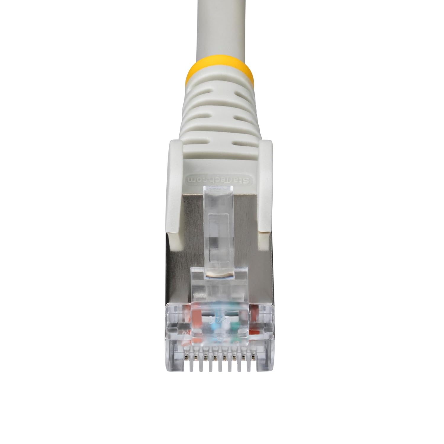StarTech.com 6in Gray CAT6a Ethernet Cable, Snagless RJ45, 10GbE, 100W PoE++, S/FTP, 500MHz, 27AWG Pure Bare Copper, LSZH