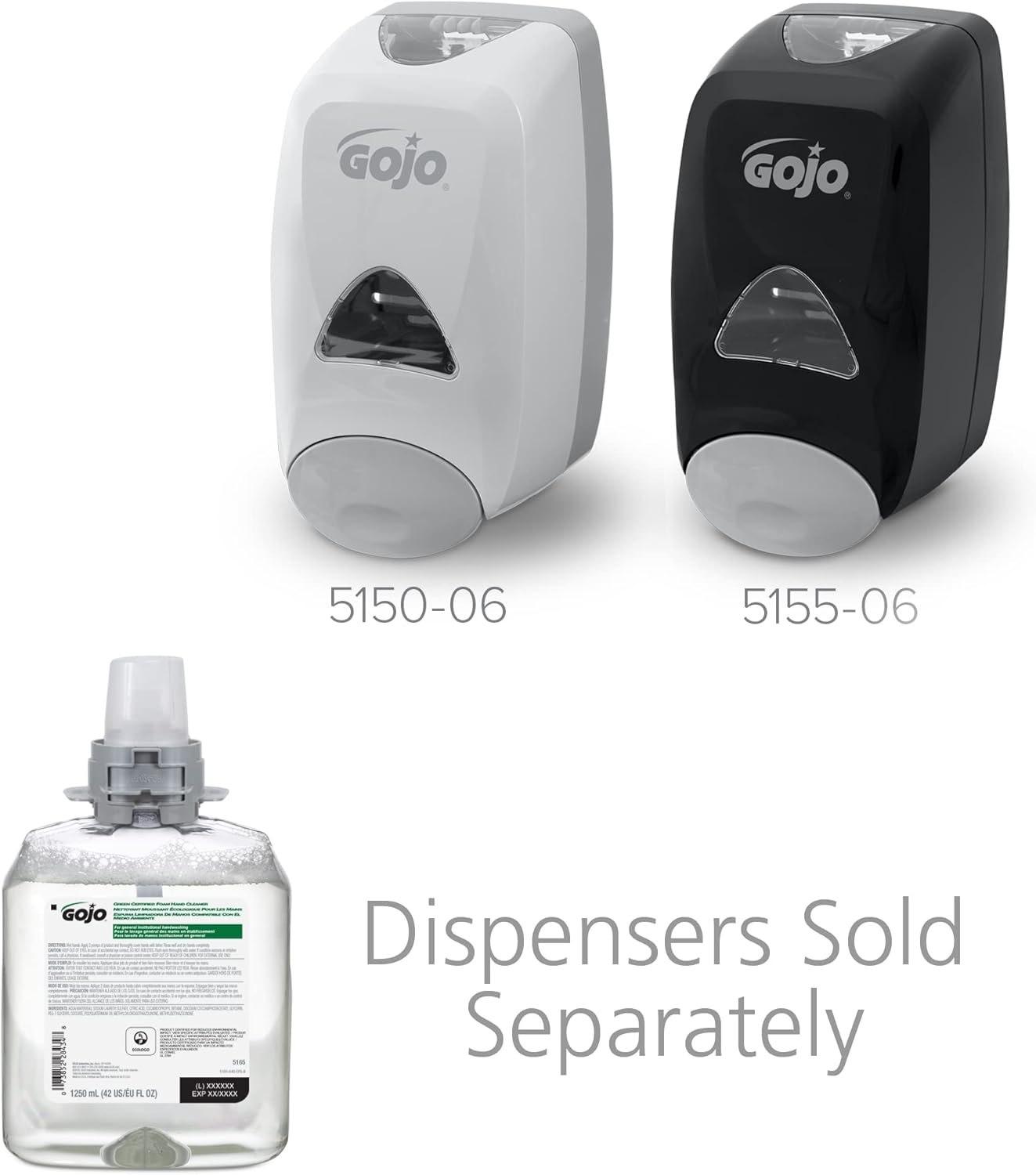 GOJO Green Certified Foam Refill for FMX Push-Style Dispensers