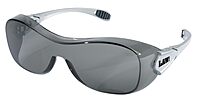 MCR OG112AF Crews Law OTG Over The Glass Safety Glasses Grey Lens Anti-Fog 1 Pair One Size Gray