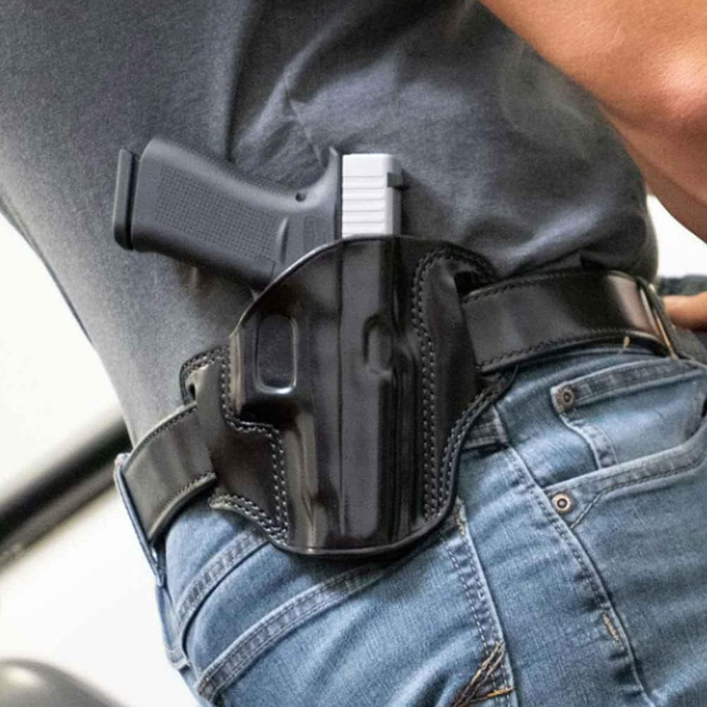 GALCO Combat Master Leather Belt Holster