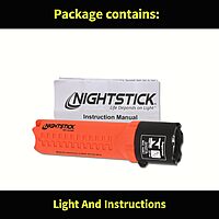 Nightstick XPP-5418RX Intrinsically Safe Flashlight-3 AA (not Included) -Red-UL913 / ATEX, Multicolor