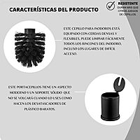 Escobilla de Inodoro de Acero Inoxidable con Tapa