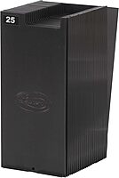 Lathem Time Card Rack Expandable System, 25 Pockets, Durable Construction with Mounting Hardware, Holds up to 9 Inch Cards, Black (25-9EX)