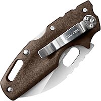COLD STEEL Tuff Lite Pocket Folding Knife - AUS8A Sheepsfoot Plain Blade, Griv-Ex Handle