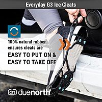 Due North Everyday G3 Ice and Snow Traction Aid Large/Extra Large Spike