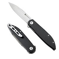 SENCUT Bocll II Pocket Folding Knife - D2 Drop Point, G10 Handle