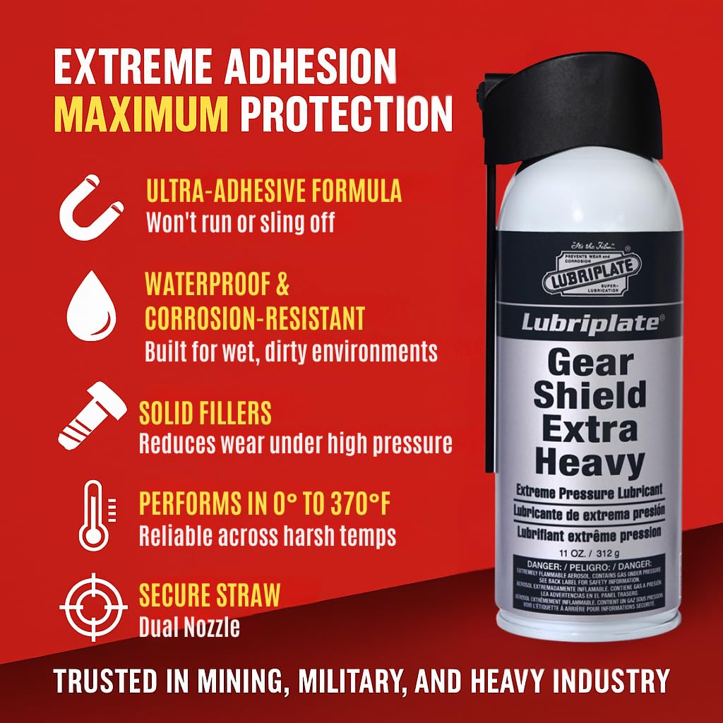 Gear Shield Series Open Gear Grease - aerosol gear shield-hd#15263 [Set of 12]