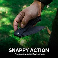 CIVIVI Tacticorix Pocket Knife for Men Women, EDC Flipper Folding Knife with 3.7" Nitro-V Blade G10 Handle for Camping