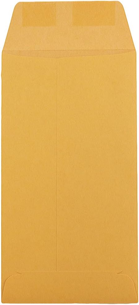 JAM PAPER Open-End Coin Envelopes - 24 lb Paper