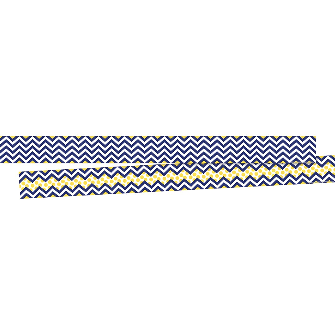 BARKER CREEK Double-Sided Chevron Border Strips, 3 in x 35 in