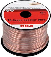 RCA Speaker Wire, Insulated, Polarity-Identified