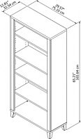Bush Furniture Somerset Tall 5 Shelf Bookcase