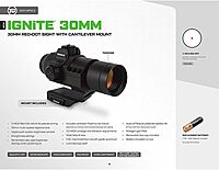 TRUGLO IGNITE 30mm 2-MOA Dot Sight