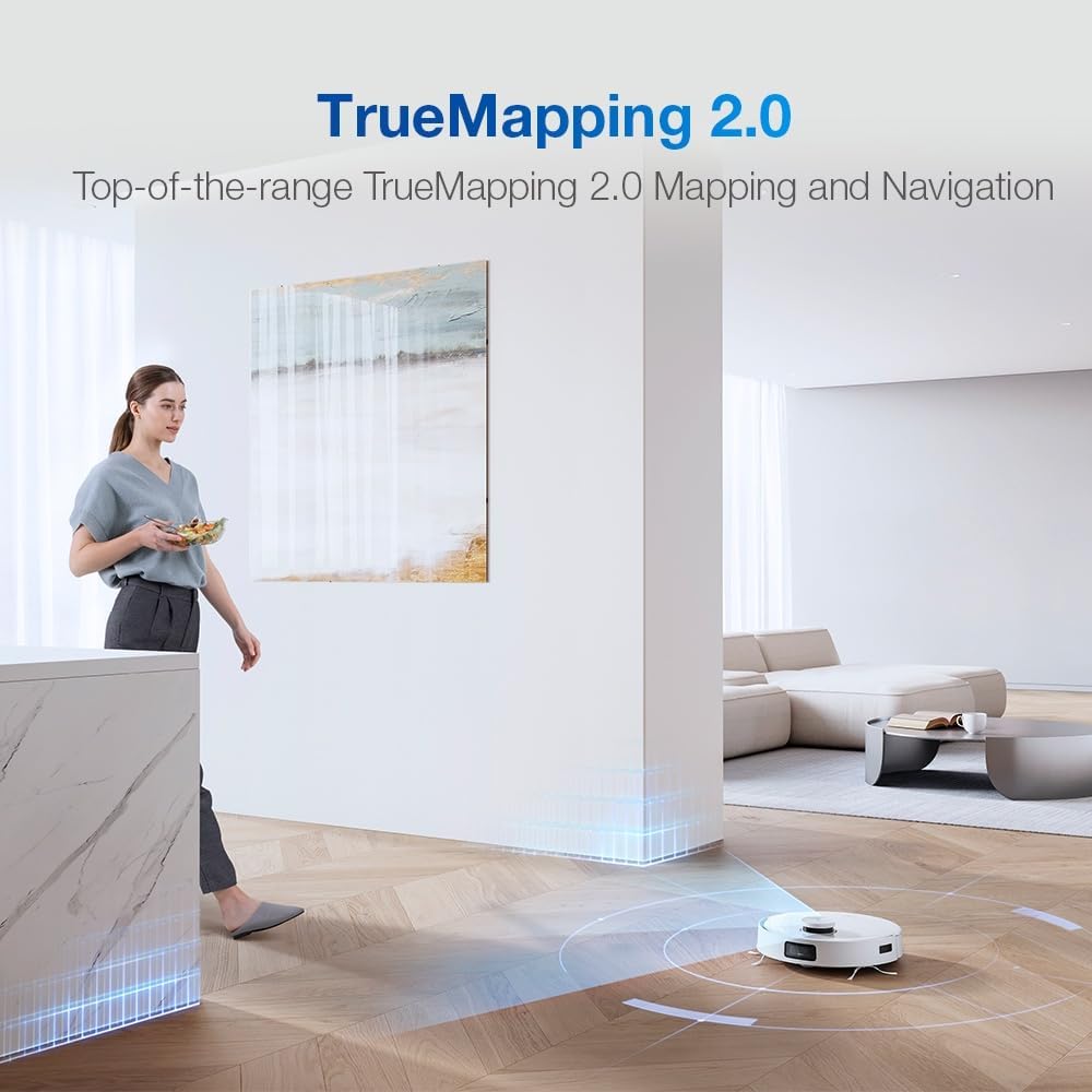 Ecovacs DEEBOT T10 Robot Vacuum Cleaner - 3000Pa, 260min Runtime‚ AI Avoidance
