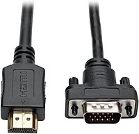 TRIPP LITE HDMI to VGA Active Converter Cable, Low-Profile HD15 M/M