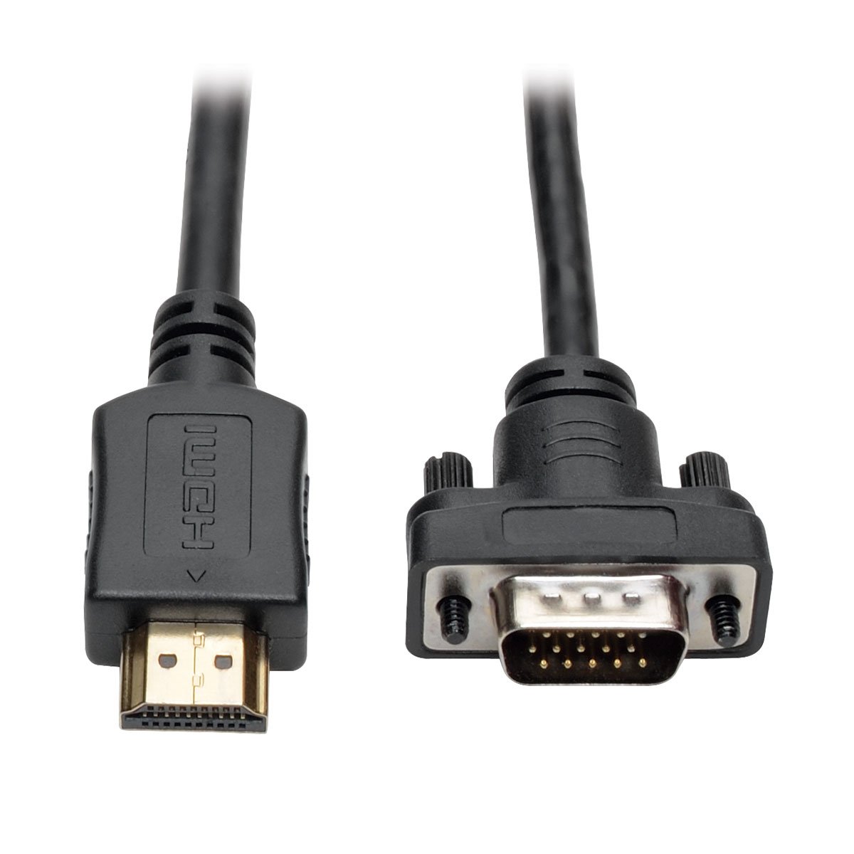 TRIPP LITE HDMI to VGA Active Converter Cable, Low-Profile HD15 M/M