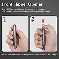 SENCUT Jubil Folding Pocket Knife D2 Wharncliffe, G10 Handle, Front Flipper