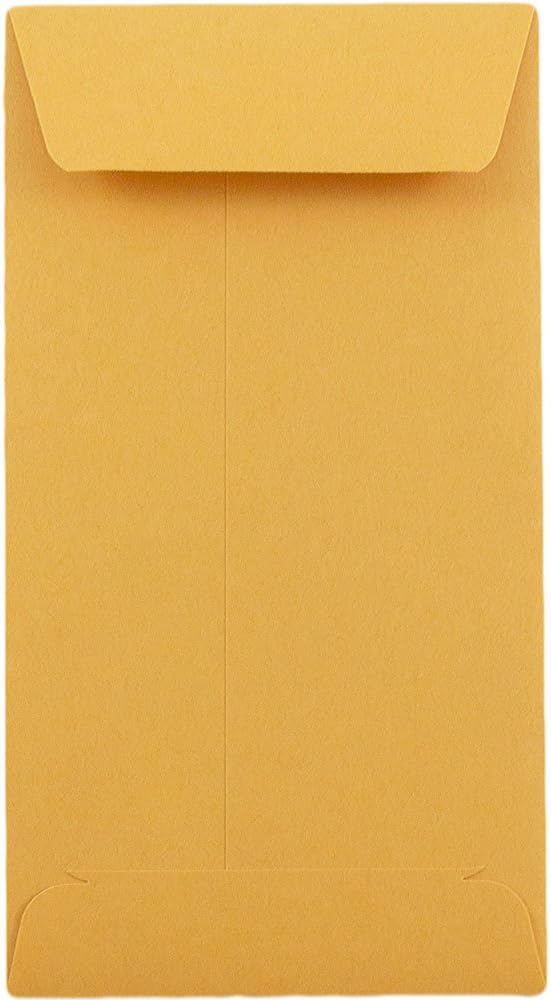 JAM PAPER Open-End Coin Envelopes - 24 lb Paper