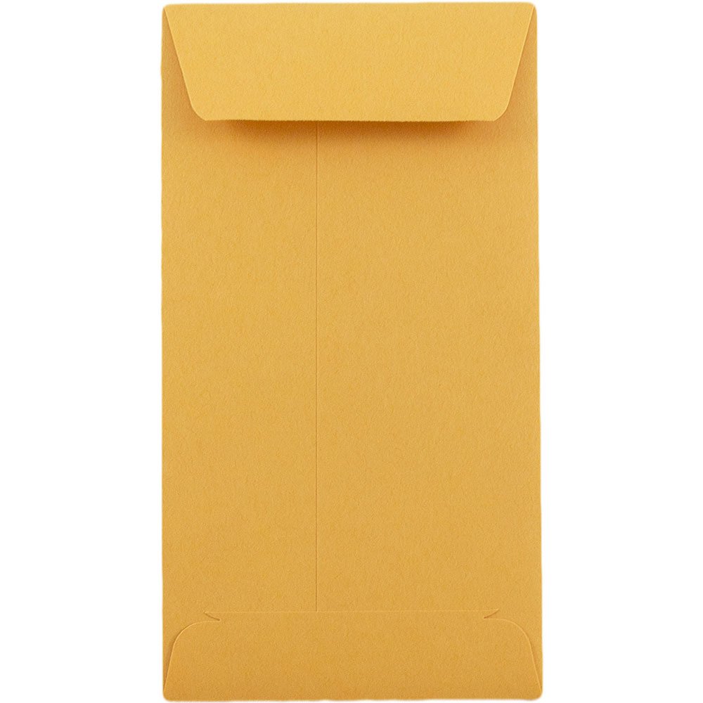 JAM PAPER Open-End Coin Envelopes - 24 lb Paper